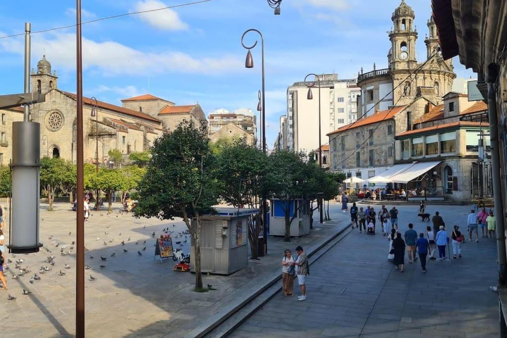 Apartamento Centrico Pontevedra Apartment Exterior foto
